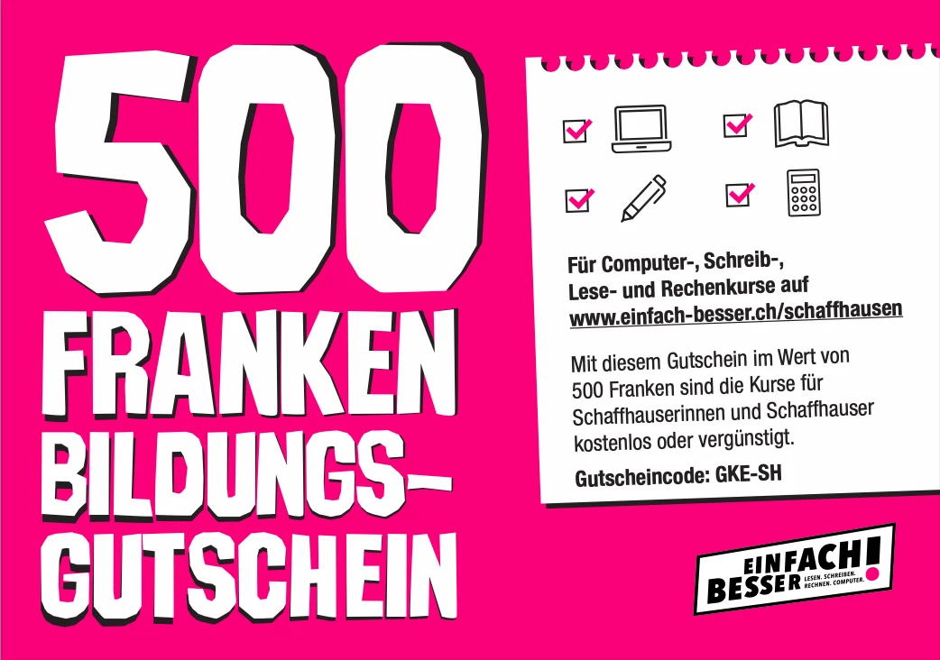 Bildungsgutschein Schaffhausen